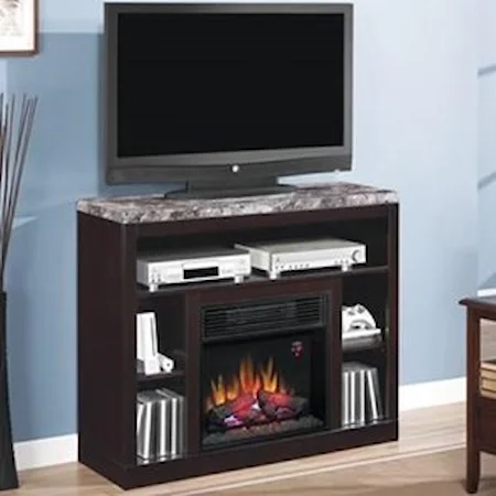47.5" Media Mantel Fireplace